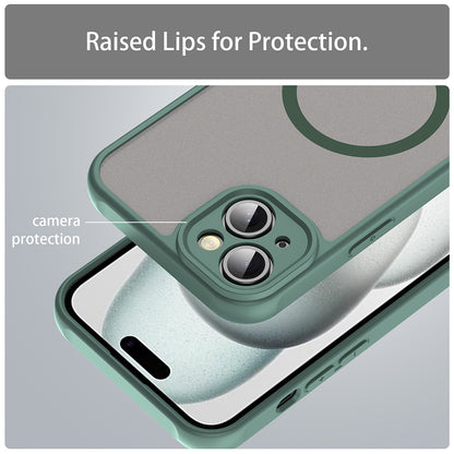 MagSafe-deksel for Apple iPhone 14 Plus, Techsuit, HaloFrost II, Grønn