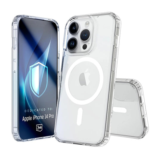 MagSafe-deksel for Apple iPhone 14 Pro, 3MK, Armor MagCase, Transparent