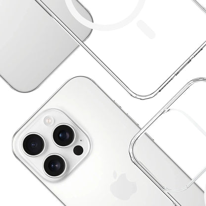MagSafe-deksel for Apple iPhone 14 Pro, 3MK, Armor MagCase, Transparent