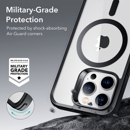 MagSafe-deksel for Apple iPhone 14 Pro, ESR, Classic Hybrid, Svart Transparent