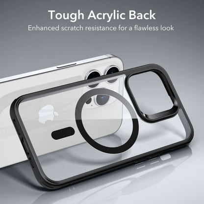 MagSafe-deksel for Apple iPhone 14 Pro, ESR, Classic Hybrid, Svart Transparent