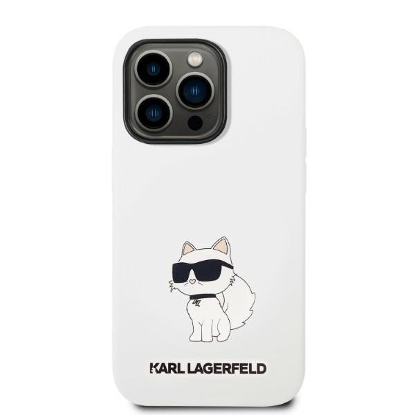 MagSafe-deksel for Apple iPhone 14 Pro, Karl Lagerfeld, Silicone Choupette, Hvit