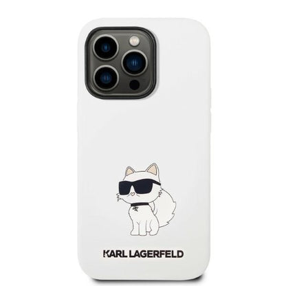 MagSafe-deksel for Apple iPhone 14 Pro, Karl Lagerfeld, Silicone Choupette, Hvit