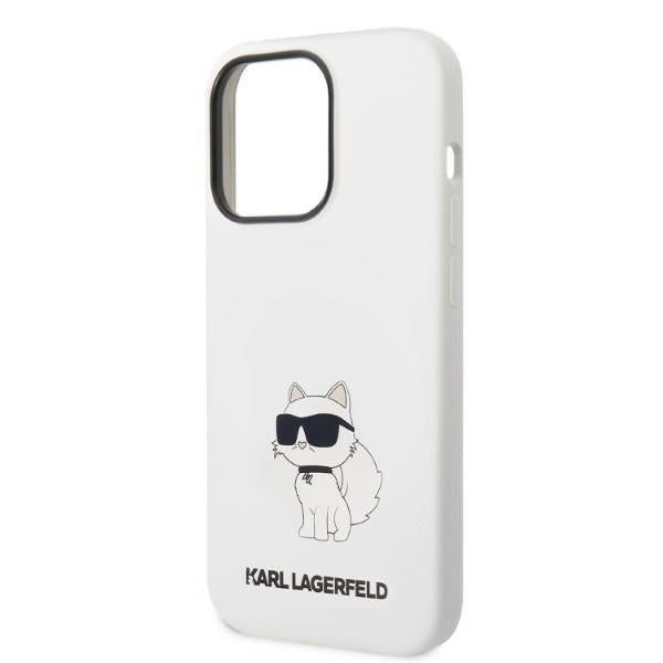 MagSafe-deksel for Apple iPhone 14 Pro, Karl Lagerfeld, Silicone Choupette, Hvit