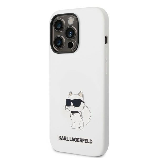 MagSafe-deksel for Apple iPhone 14 Pro, Karl Lagerfeld, Silicone Choupette, Hvit