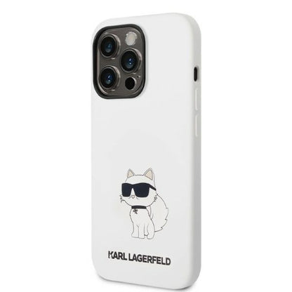 MagSafe-deksel for Apple iPhone 14 Pro, Karl Lagerfeld, Silicone Choupette, Hvit