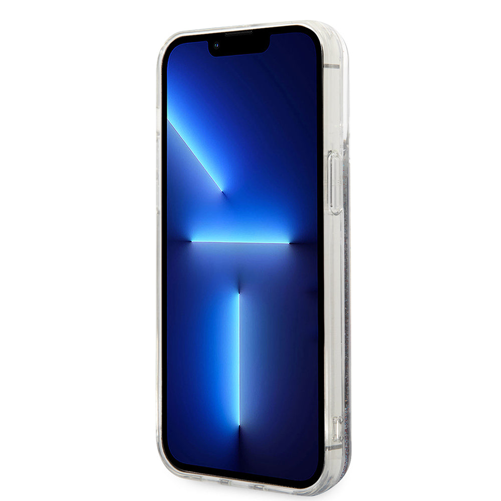 MagSafe-deksel for Apple iPhone 14 Pro Max, Karl Lagerfeld, Monogram Liquid Glitter, Svart