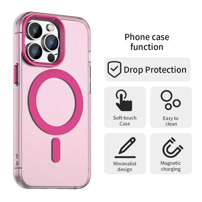 MagSafe-deksel for Apple iPhone 14 Pro Max, Techsuit, CandyCase, Rosa