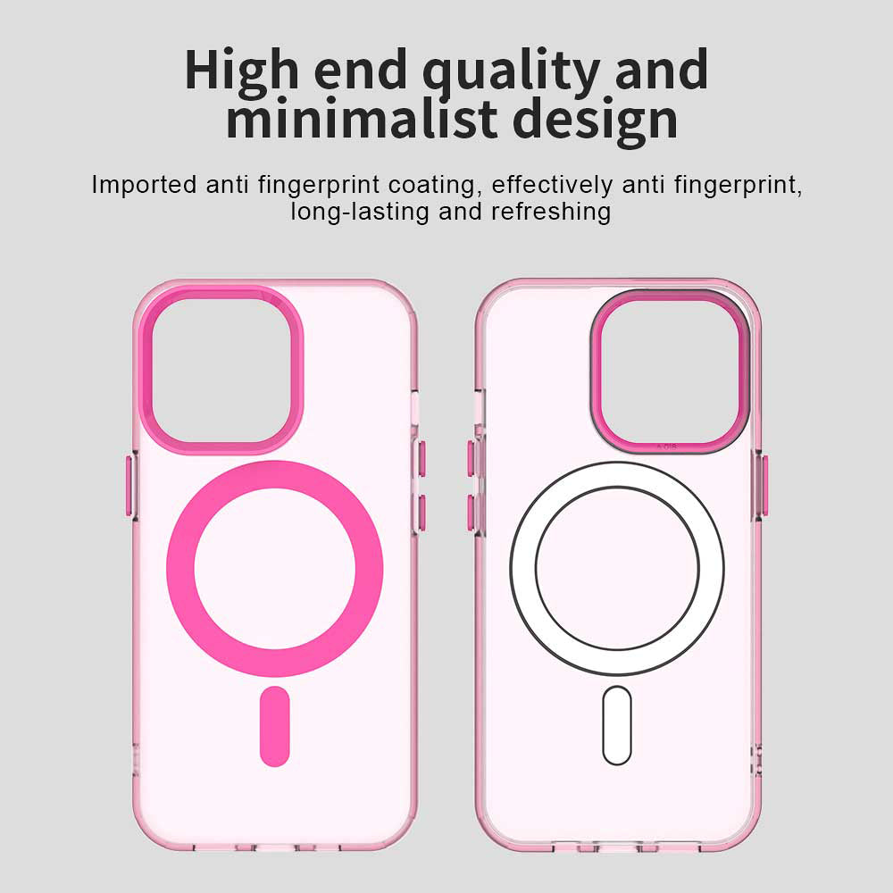 MagSafe-deksel for Apple iPhone 14 Pro Max, Techsuit, CandyCase, Rosa