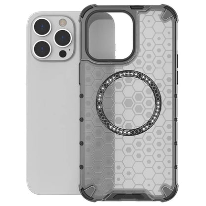 MagSafe-deksel for Apple iPhone 14 Pro, Techsuit, HoneyComb Shield, hvit