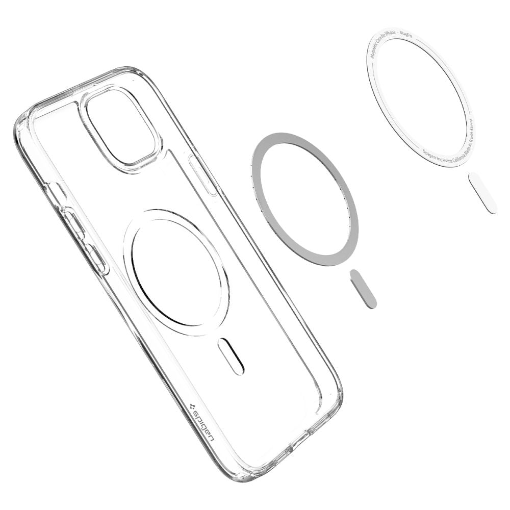 MagSafe-deksel for Apple iPhone 14, Spigen, Ultra Hybrid, Hvit ACS05048