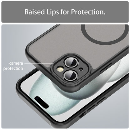 MagSafe-deksel for Apple iPhone 14, Techsuit, HaloFrost II, svart