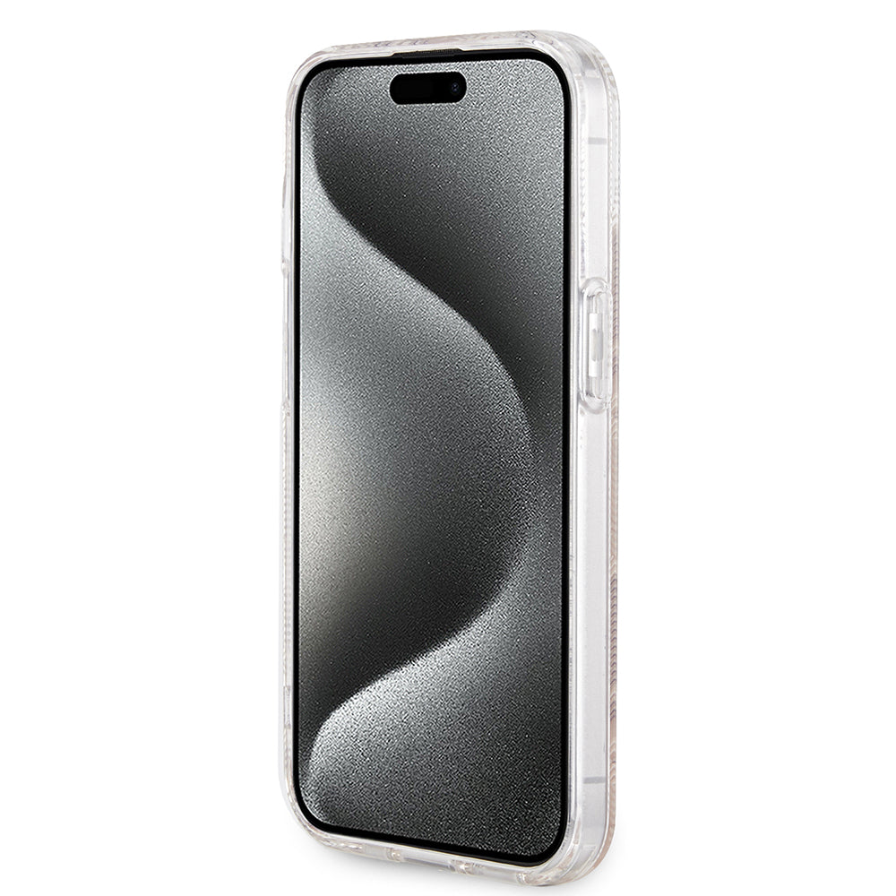 MagSafe-deksel for Apple iPhone 15, Guess, IML Gcube, Brun