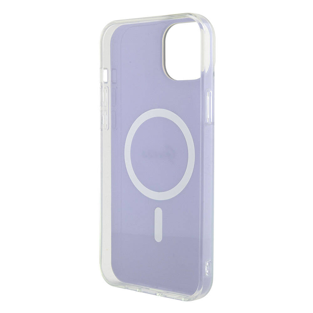 MagSafe-deksel for Apple iPhone 15, Guess, IML Iridescent, Lilla