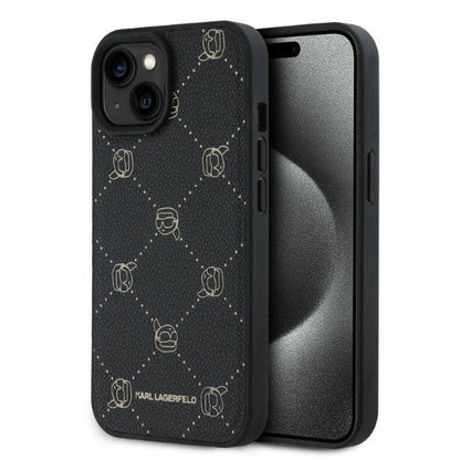 MagSafe-deksel for Apple iPhone 15, Karl Lagerfeld, Karl's Head, Svart