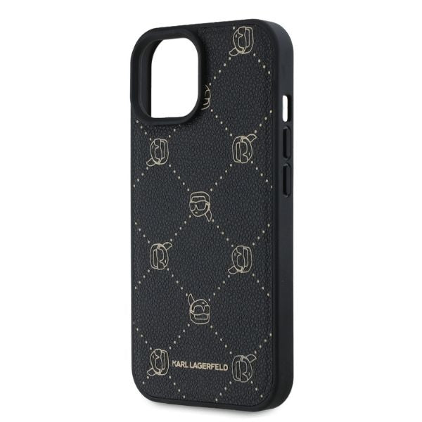 MagSafe-deksel for Apple iPhone 15, Karl Lagerfeld, Karl's Head, Svart