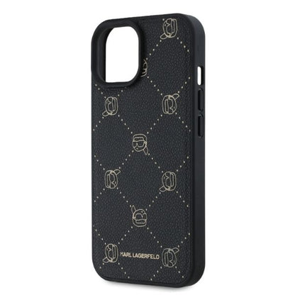 MagSafe-deksel for Apple iPhone 15, Karl Lagerfeld, Karl's Head, Svart