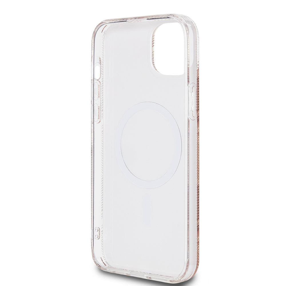 MagSafe-deksel for Apple iPhone 15 Plus, Guess, IML Gcube, Brun