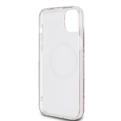 MagSafe-deksel for Apple iPhone 15 Plus, Guess, IML Gcube, Brun