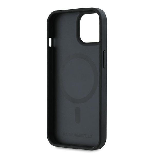 MagSafe-deksel for Apple iPhone 15 Plus, Karl Lagerfeld, Karl's Head, Svart