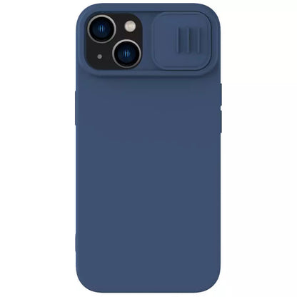 MagSafe-deksel for Apple iPhone 15 Plus, Nillkin, CamShield Silky, Blå