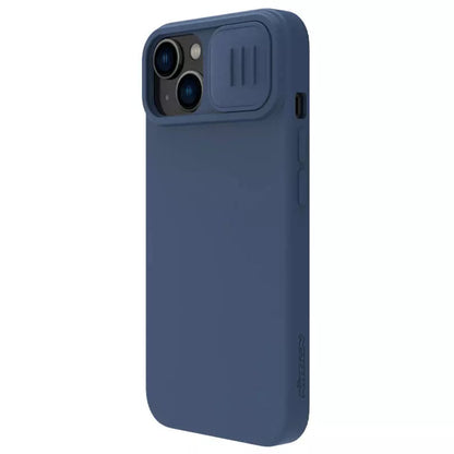 MagSafe-deksel for Apple iPhone 15 Plus, Nillkin, CamShield Silky, Blå