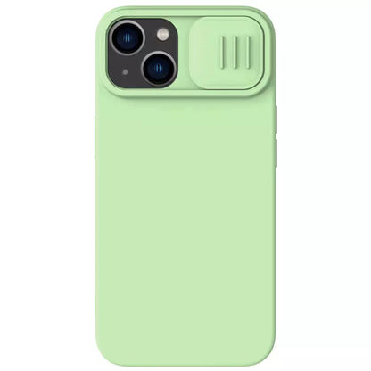 MagSafe-deksel for Apple iPhone 15 Plus, Nillkin, CamShield Silky, Lys grønn