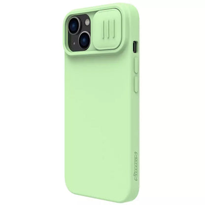 MagSafe-deksel for Apple iPhone 15 Plus, Nillkin, CamShield Silky, Lys grønn