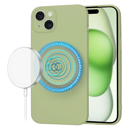 MagSafe-deksel for Apple iPhone 15 Plus, Techsuit, SoftFlex, Matcha