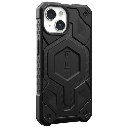 MagSafe-deksel for Apple iPhone 15 Plus, Urban Armor Gear, Monarch Pro Carbon, svart