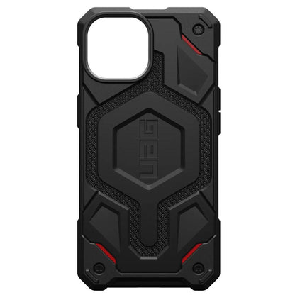 MagSafe-deksel for Apple iPhone 15 Plus, Urban Armor Gear, Monarch Pro Kevlar, svart