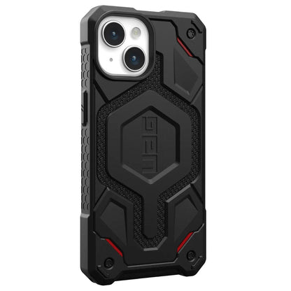 MagSafe-deksel for Apple iPhone 15 Plus, Urban Armor Gear, Monarch Pro Kevlar, svart