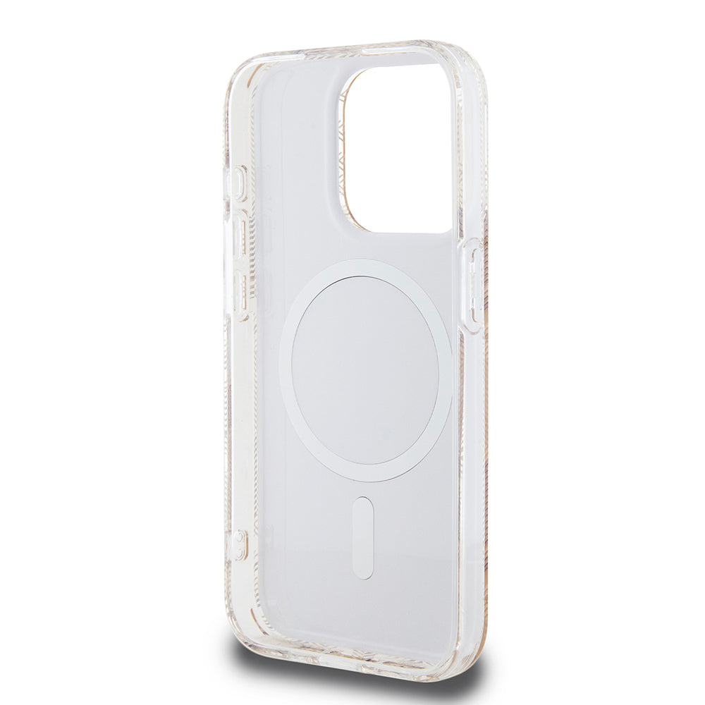 MagSafe-deksel for Apple iPhone 15 Pro, Guess, IML Gcube, Brun