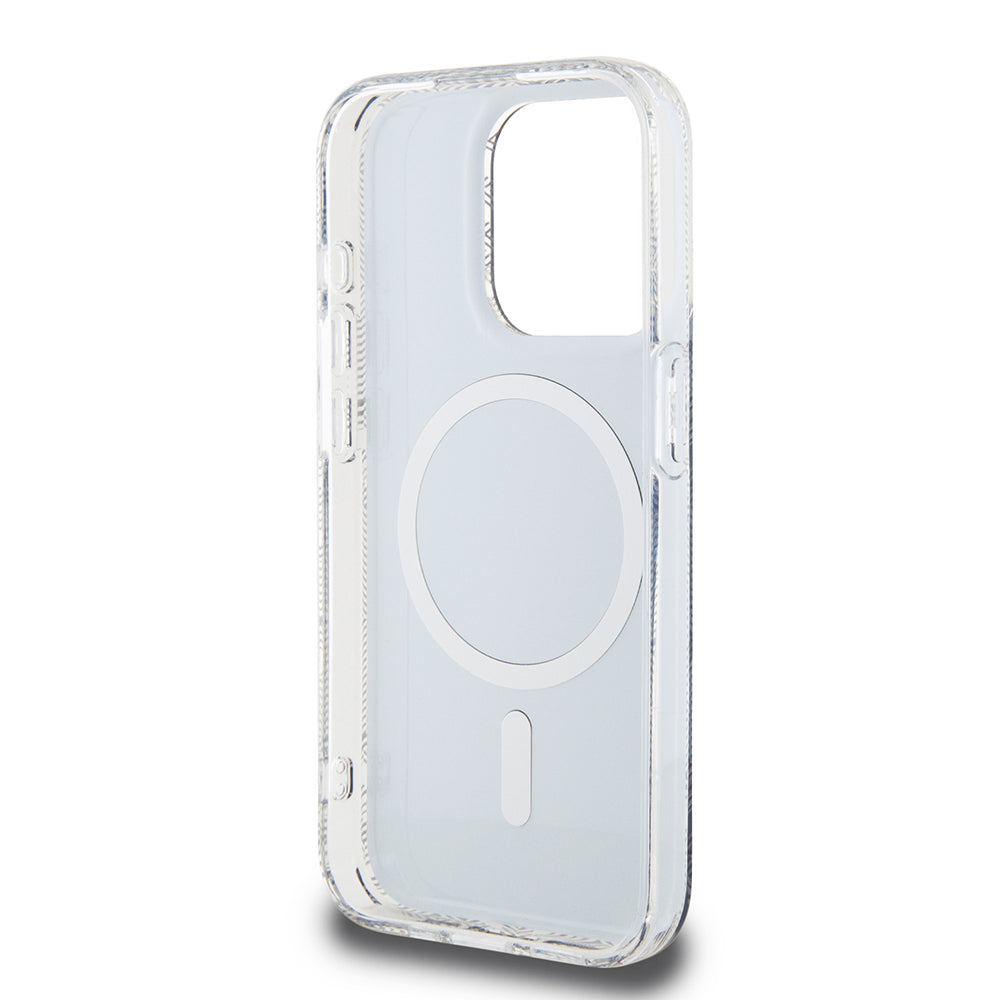 MagSafe-deksel for Apple iPhone 15 Pro, Guess, IML Gcube, Svart