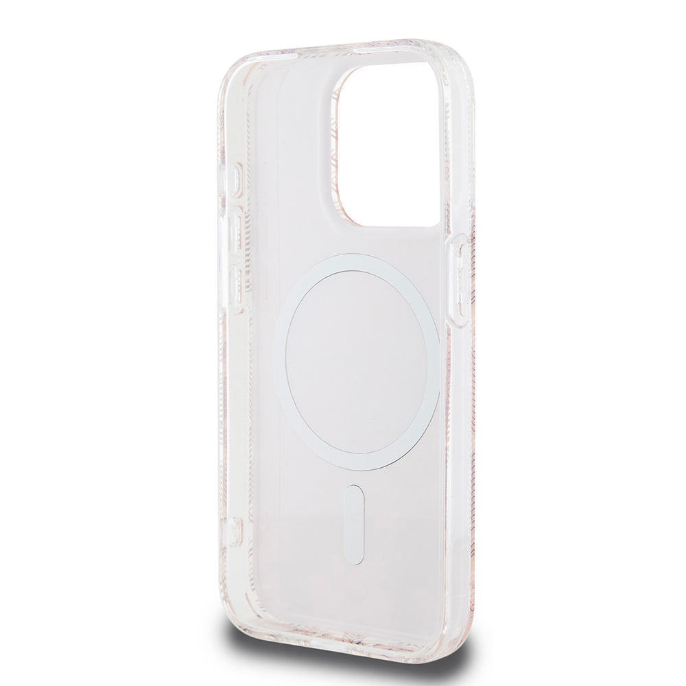 MagSafe-deksel for Apple iPhone 15 Pro, Guess, IML Gcube, Rosa