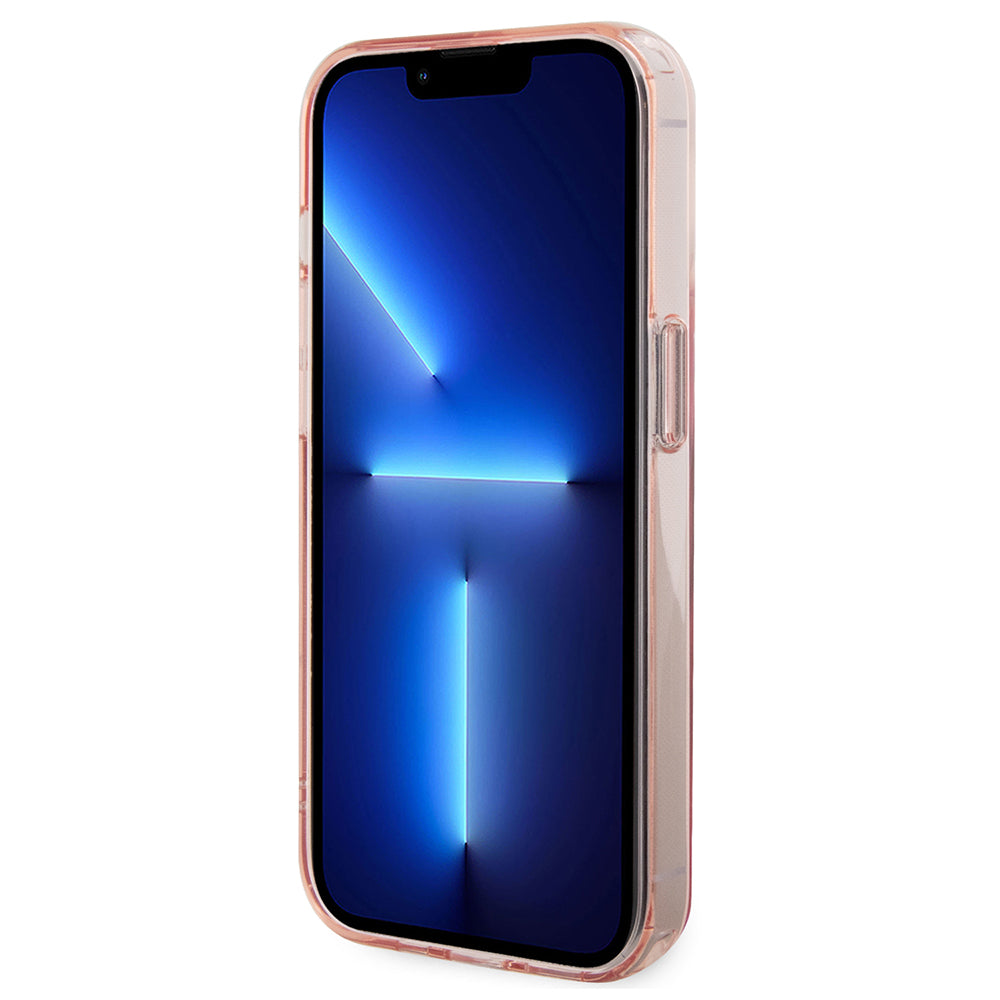 MagSafe-deksel for Apple iPhone 15 Pro, Karl Lagerfeld, Ring Stand Choupette's Head, Rosa