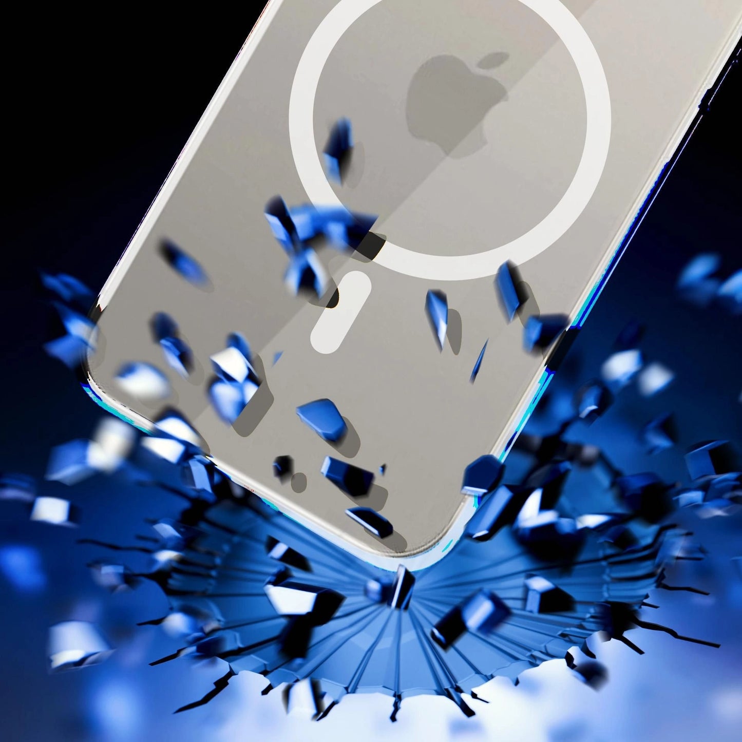 MagSafe-deksel for Apple iPhone 15 Pro Max, 3MK, Clear MagCase, Gjennomsiktig