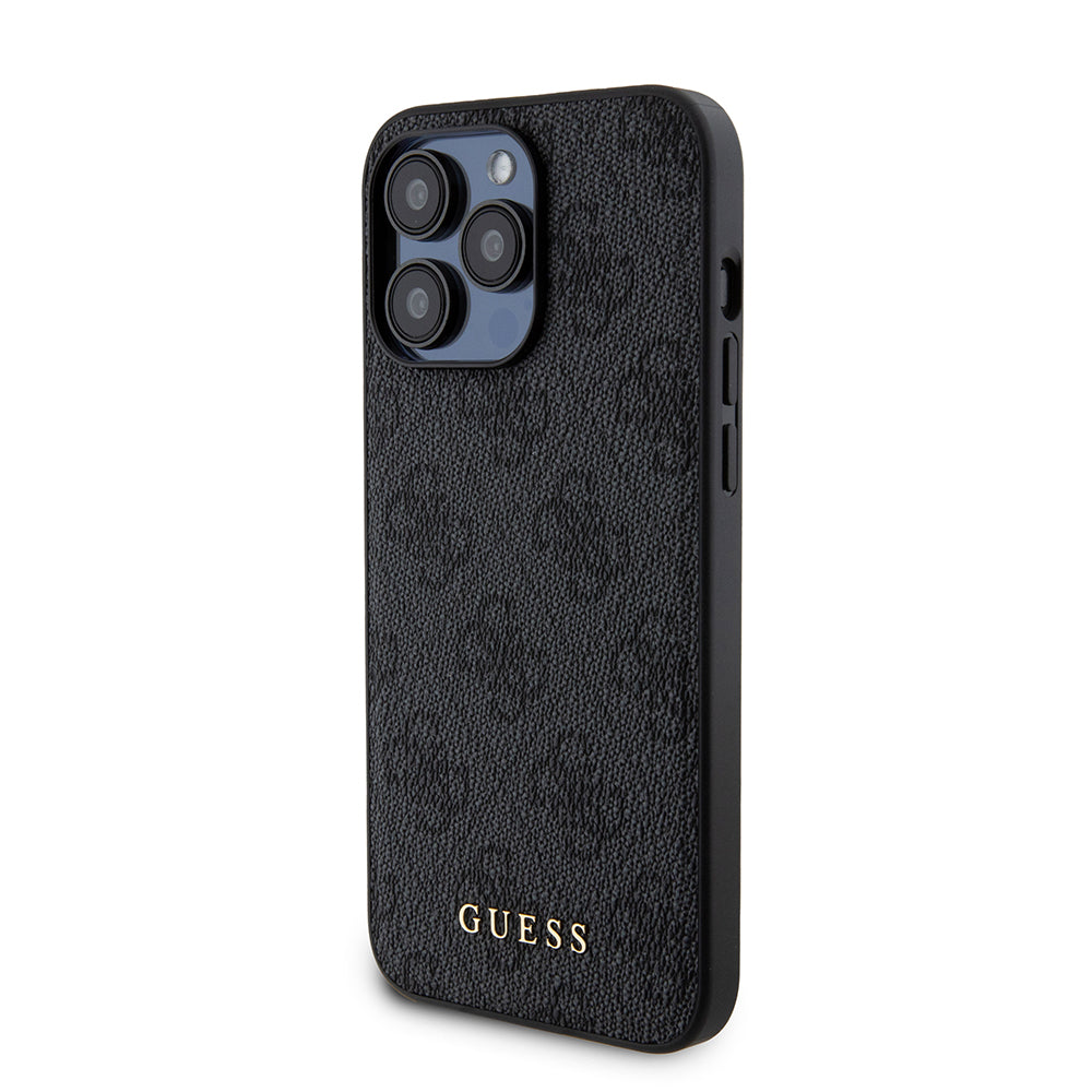 MagSafe-deksel for Apple iPhone 15 Pro Max, Guess, Powerbank 4G Metal Logo, Svart