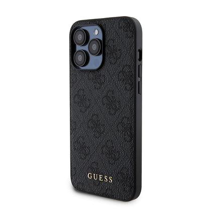 MagSafe-deksel for Apple iPhone 15 Pro Max, Guess, Powerbank 4G Metal Logo, Svart