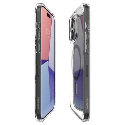 MagSafe-deksel for Apple iPhone 15 Pro Max, Spigen, Ultra Hybrid Carbon, Gjennomsiktig