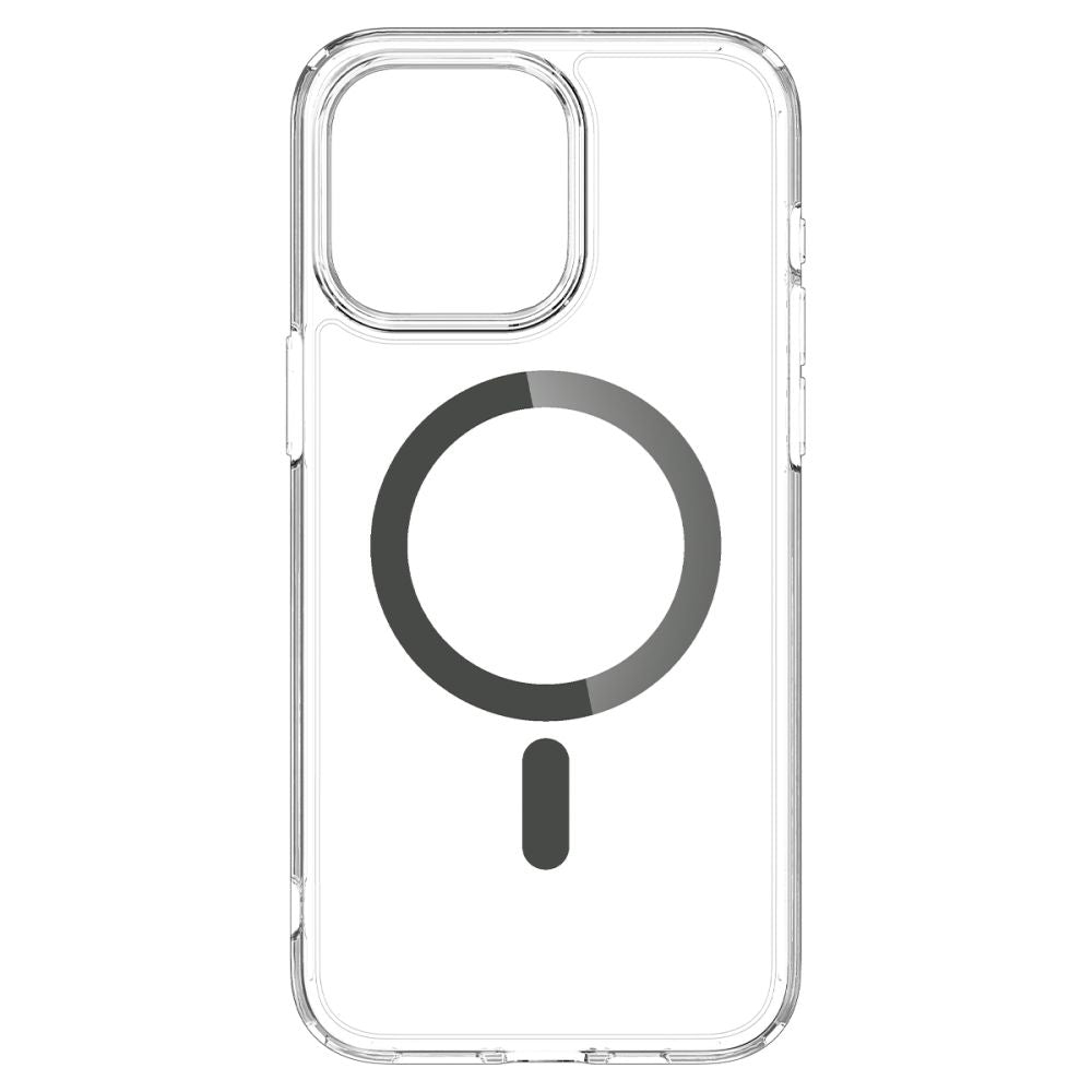 MagSafe-deksel for Apple iPhone 15 Pro Max, Spigen, Ultra Hybrid Carbon, Gjennomsiktig