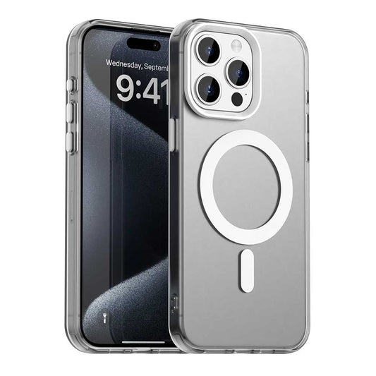 MagSafe-deksel for Apple iPhone 15 Pro Max, Techsuit, CandyCase, hvit