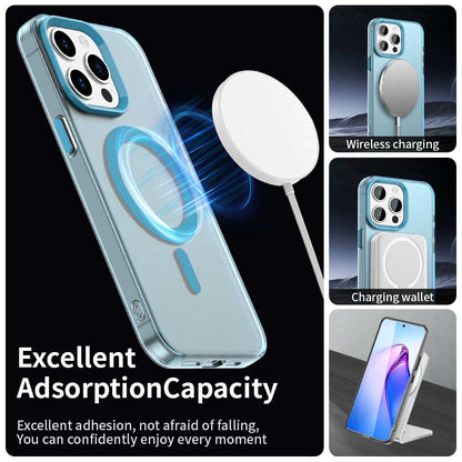 MagSafe-deksel for Apple iPhone 15 Pro Max, Techsuit, CandyCase, Blå