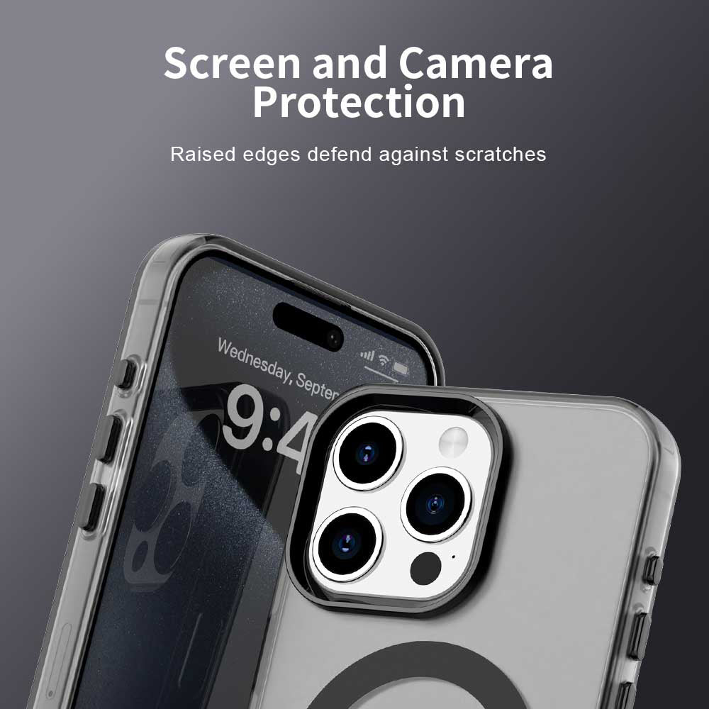 MagSafe-deksel for Apple iPhone 15 Pro Max, Techsuit, CandyCase, Svart