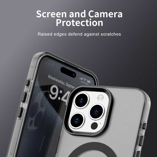 MagSafe-deksel for Apple iPhone 15 Pro Max, Techsuit, CandyCase, Svart