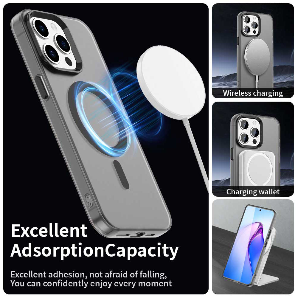 MagSafe-deksel for Apple iPhone 15 Pro Max, Techsuit, CandyCase, Svart