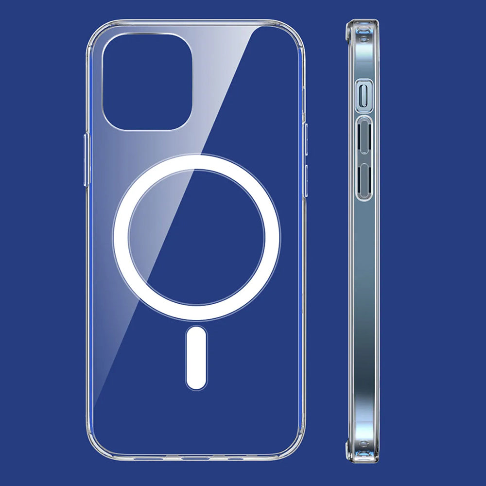MagSafe-deksel for Apple iPhone 15 Pro Max, Techsuit, Pro, Transparent