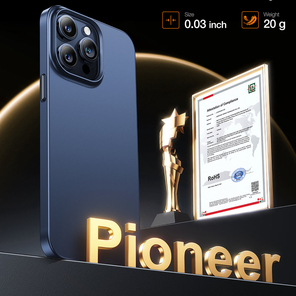 MagSafe-deksel for Apple iPhone 15 Pro Max, Torras, OriginFit, Marineblå