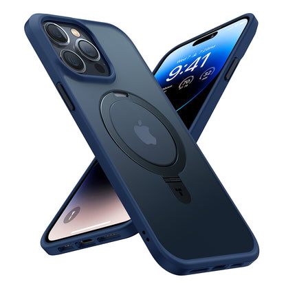 MagSafe-deksel for Apple iPhone 15 Pro Max, Torras, Ostand, Marineblå