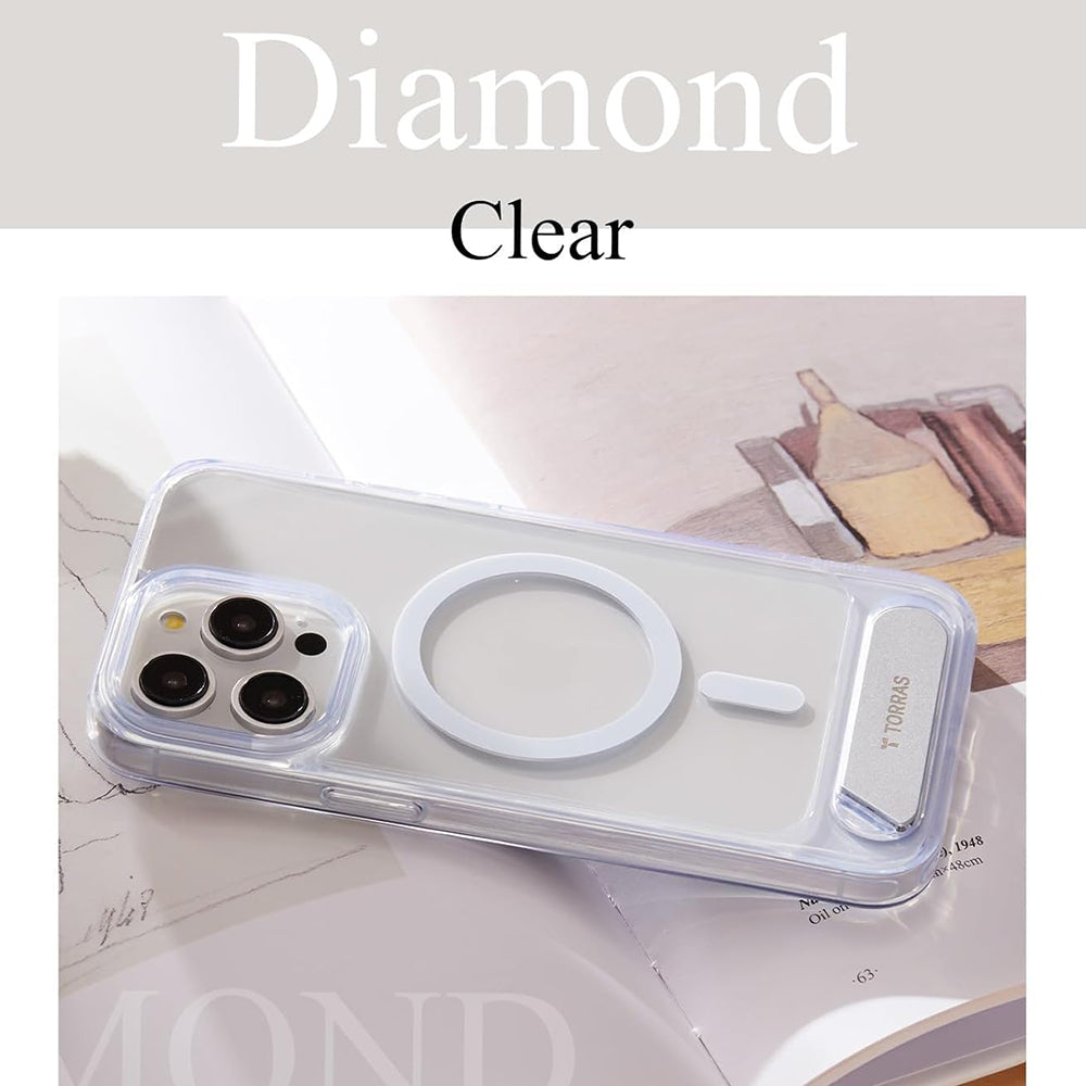 MagSafe deksel for Apple iPhone 15 Pro Max, Torras, Pstand, Gjennomsiktig